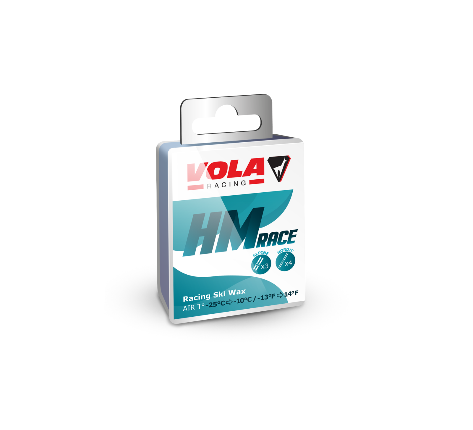 Vola Racing HM Race Ski & Snowboard Wax Blue 40 g / No fluor
