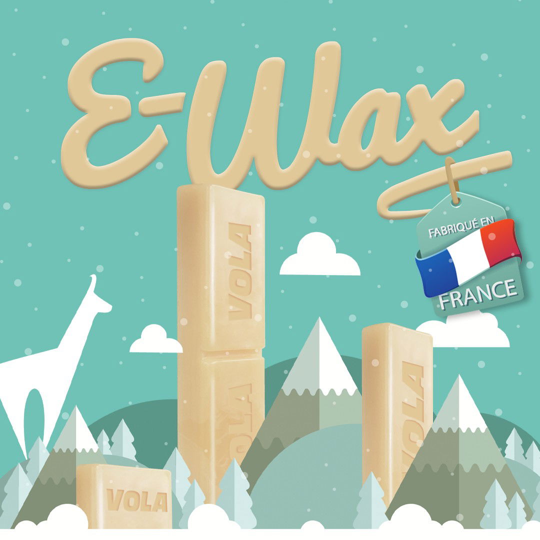 Vola Racing Eco Ski & Snowboard Wax 200g / No Fluor / 100 % Natural and Biosourced Paraffins