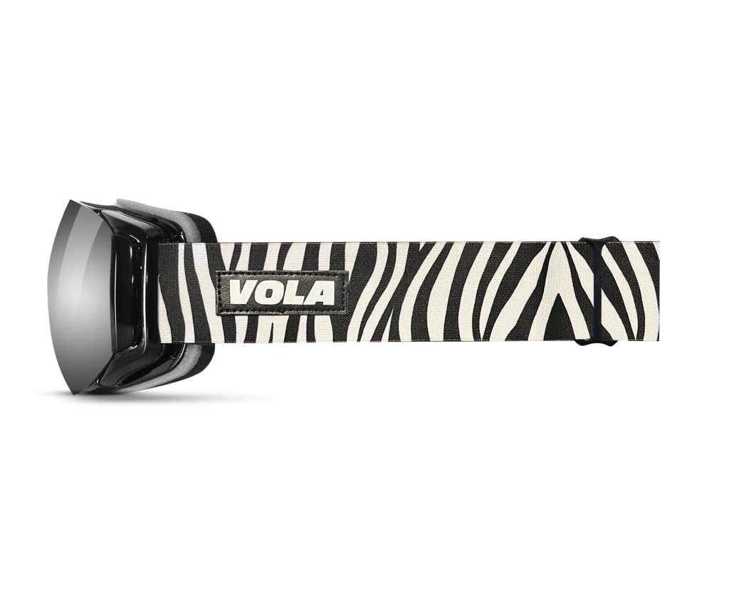 Vola Racing Zippy Ski & Snowboard Goggles / Zebra / Anti fog / Magnetic Goggles / UV400 Protection