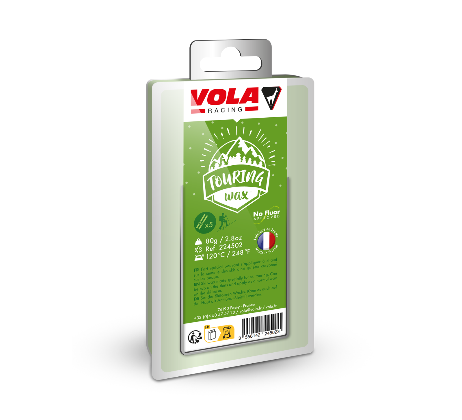 Vola Racing Ski Touring Wax 80g / No Fluor