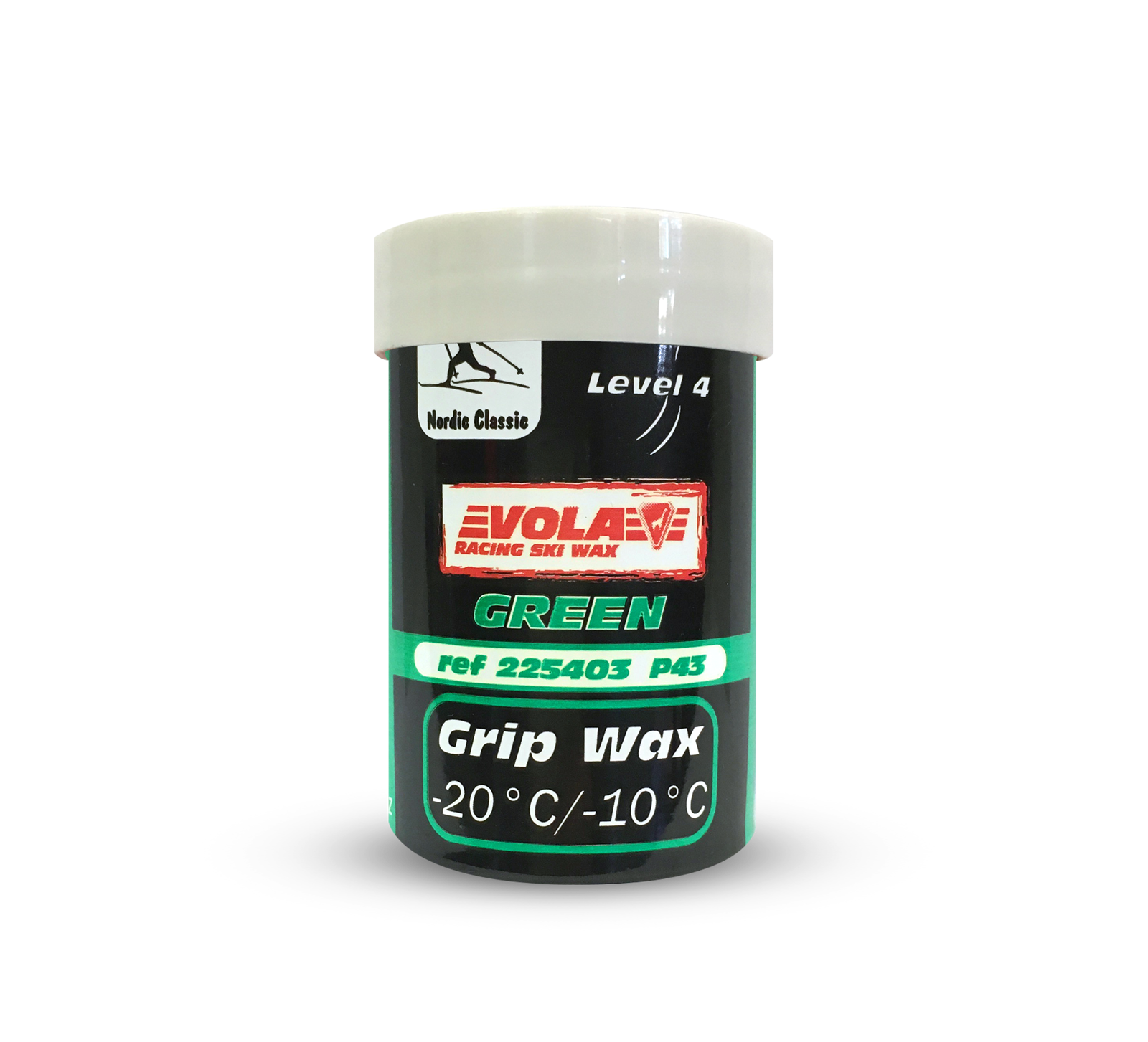 Vola Racing Kick Grip Ski Wax Green P43