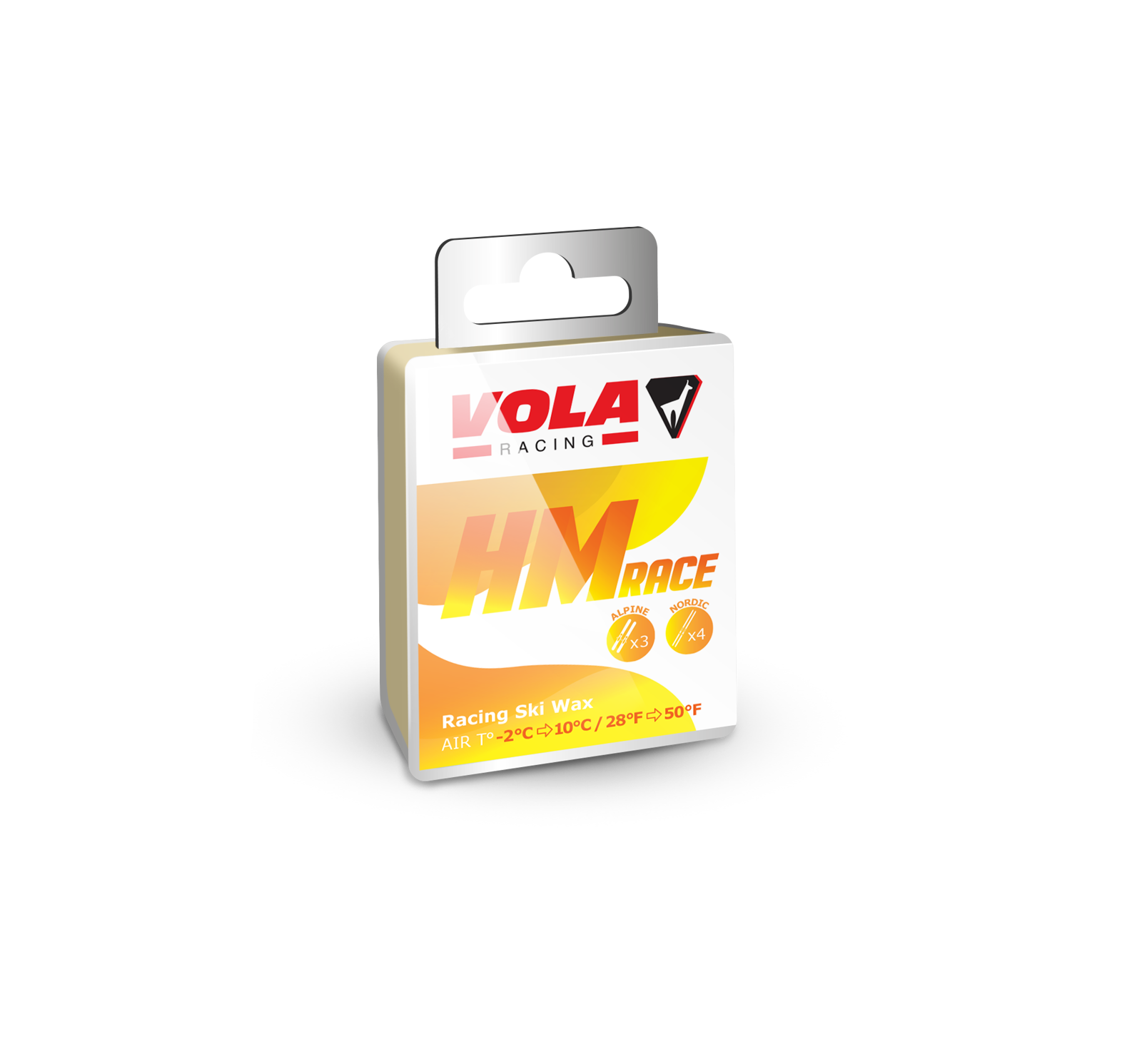 Vola Racing HM Race Ski & Snowboard Wax Yellow 40 g / No fluor