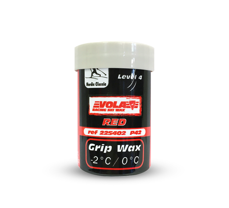 Vola Racing Kick Grip Ski Wax Red P42