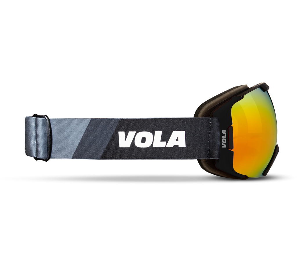 Vola Racing Fast Ski & Snowboard Goggles / Lines / Anti fog / Spherical Lens / UV400 Protection