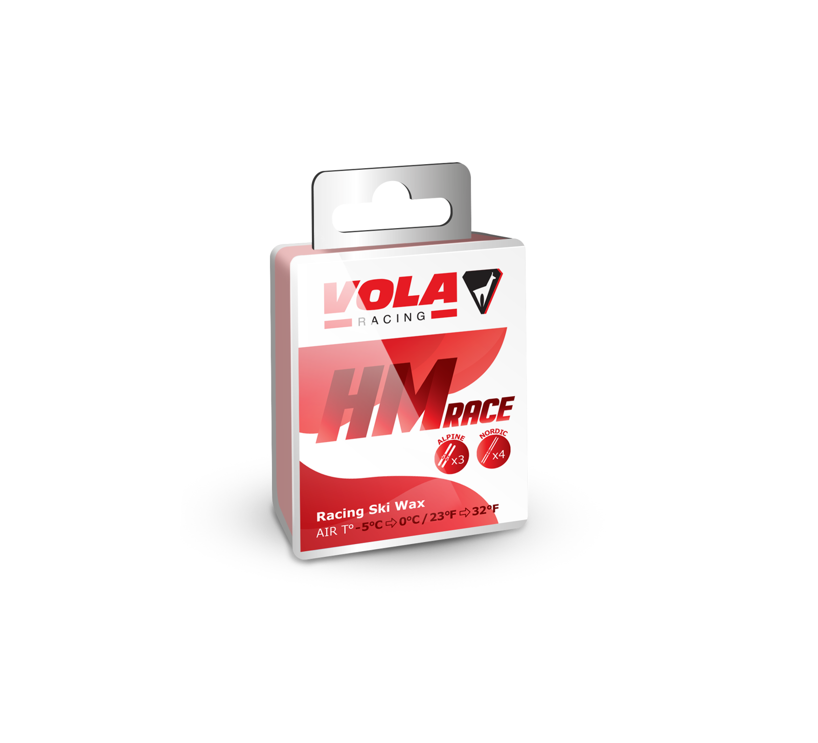 Vola Racing HM Race Ski & Snowboard Wax Red 40 g / No fluor