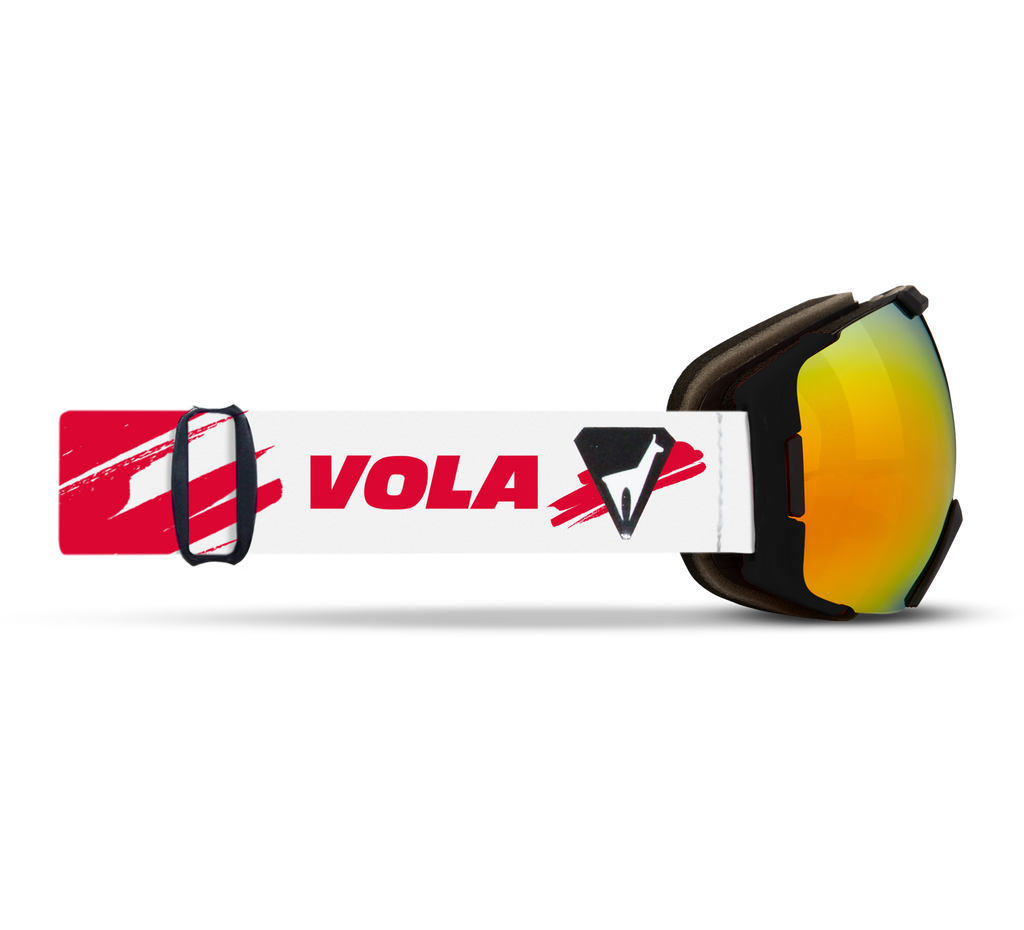 Vola Racing Fast Ski & Snowboard Goggles / Sweep / Anti fog / UV400 Protection / Spherical Lens