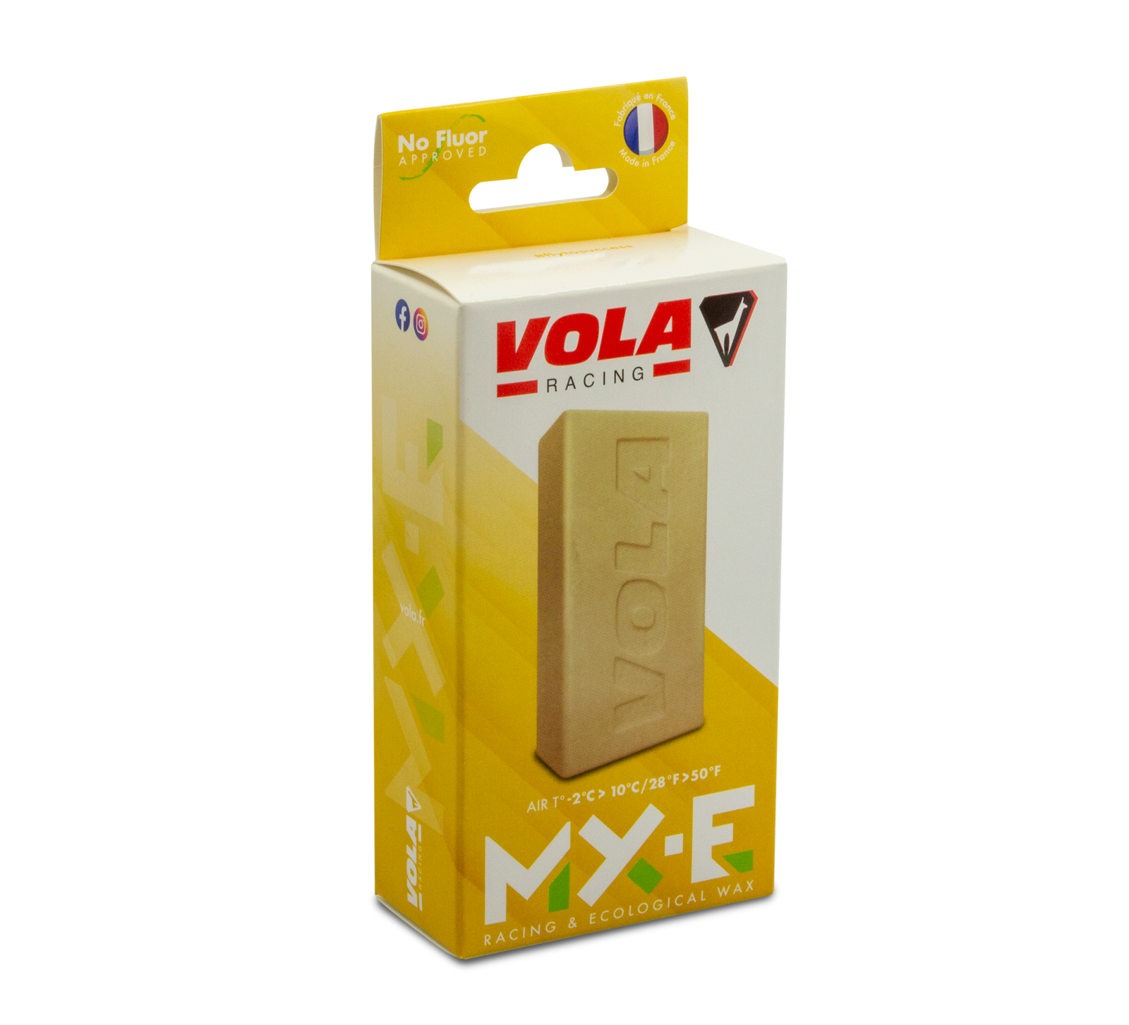 Vola Racing MX-E Yellow 80g / Racing & Ecological Ski Wax