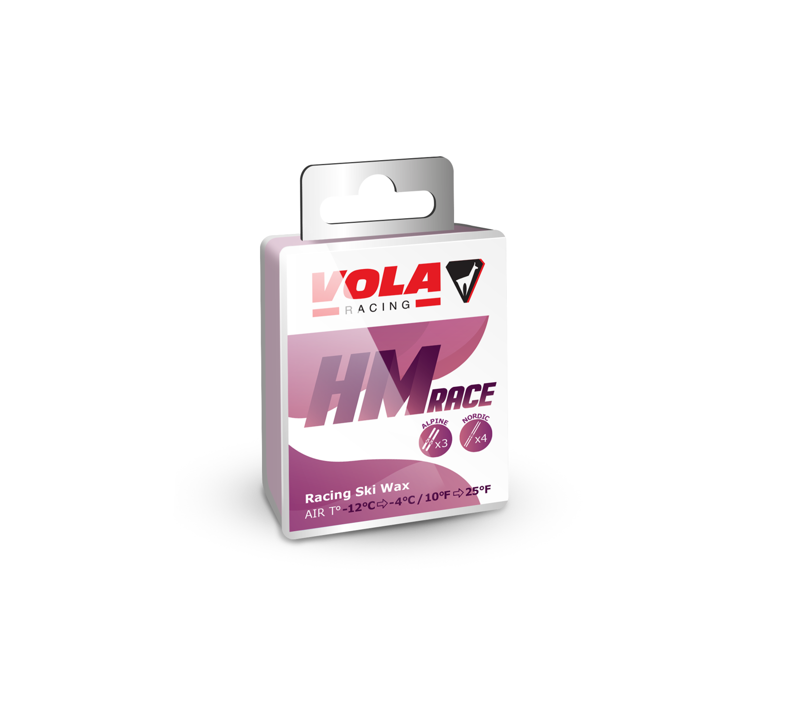 Vola Racing HM Race Ski & Snowboard Wax Purple 40 g / No fluor
