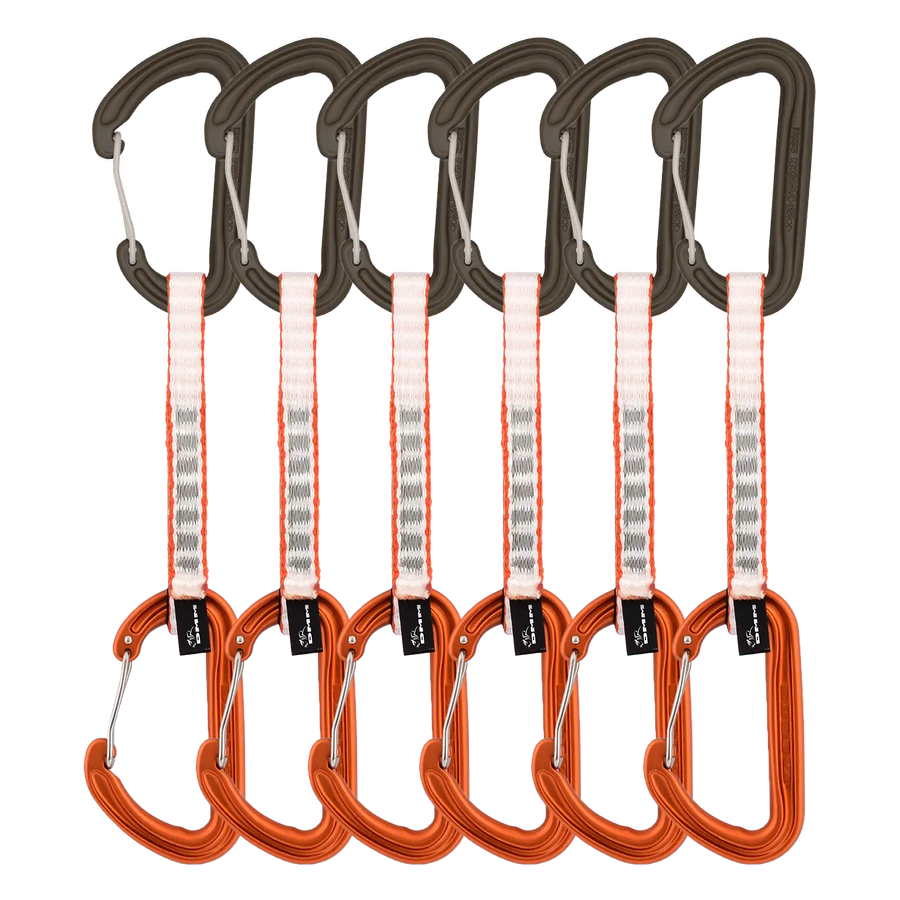 DMM Phantom Alpine Quickdraw 12 cm (Pack of 6) (connected with Dyneema slings)