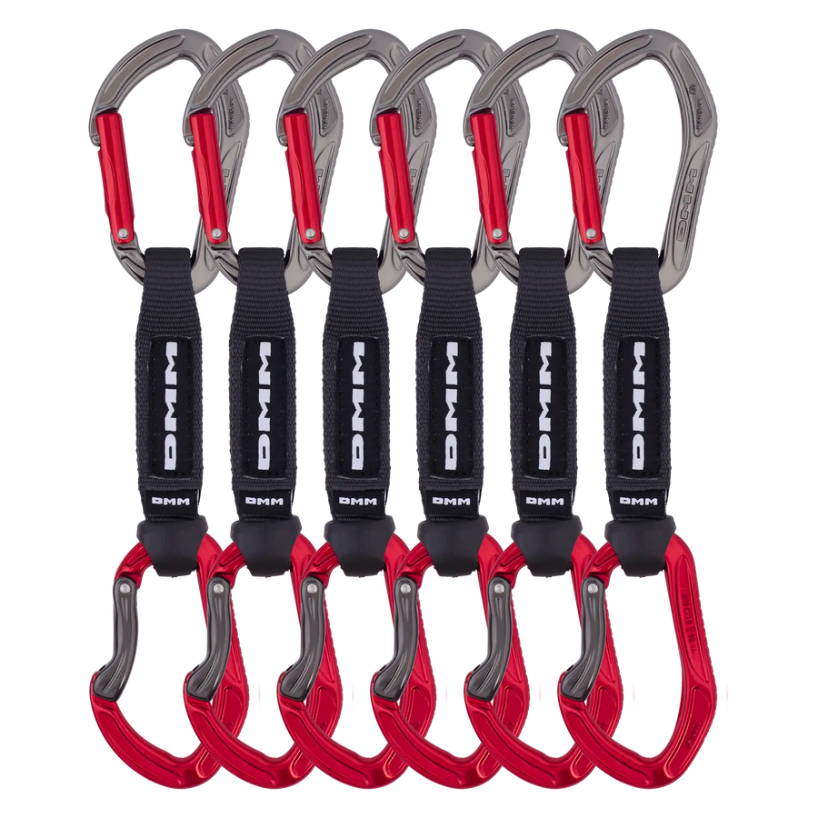 DMM Alpha Sport Quickdraw 12cm (Pack of 6) (connected with nylon sling)