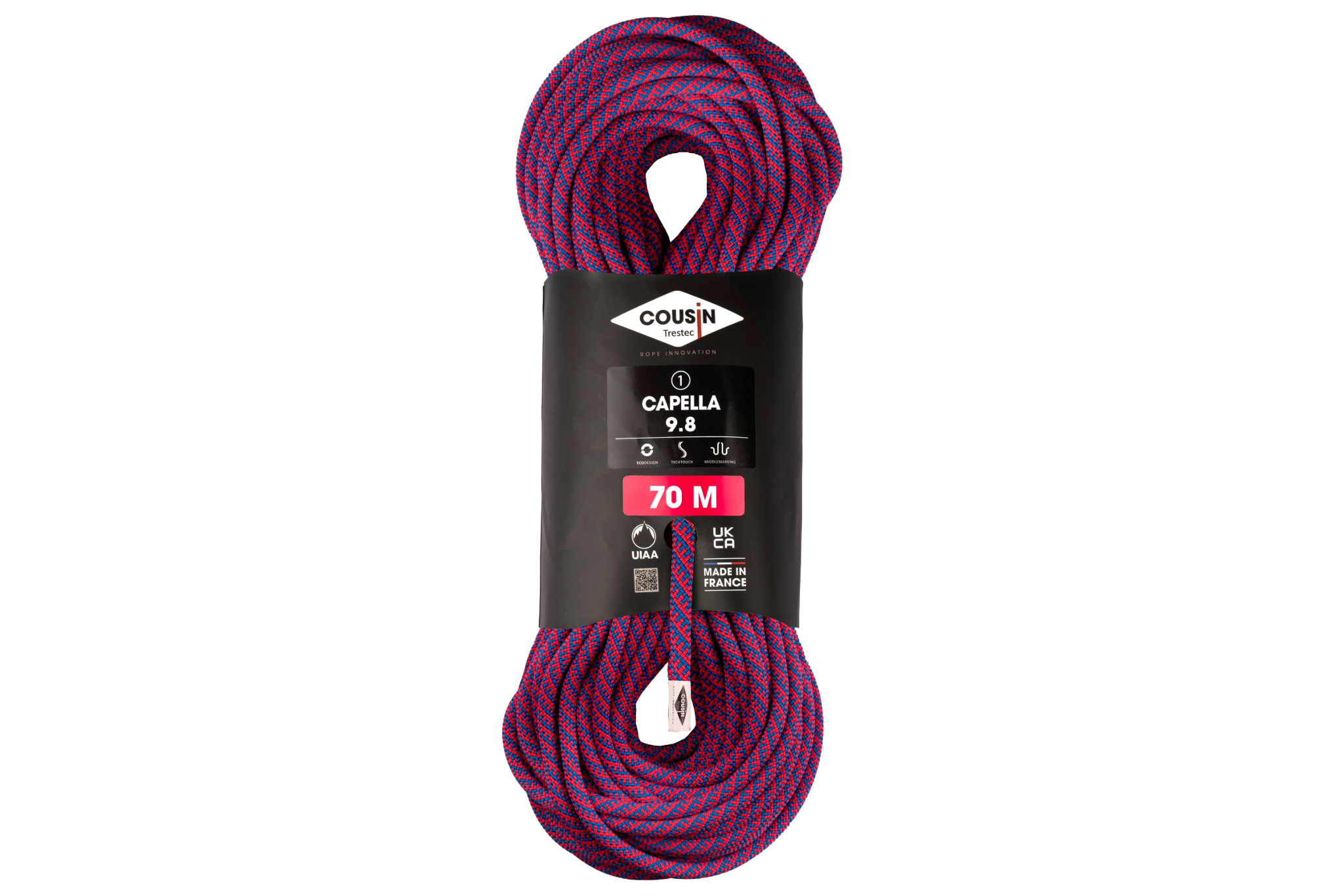 COUSIN Capella 9.8mm Dynamic Rope 70m | Sport & Alpine Climbing