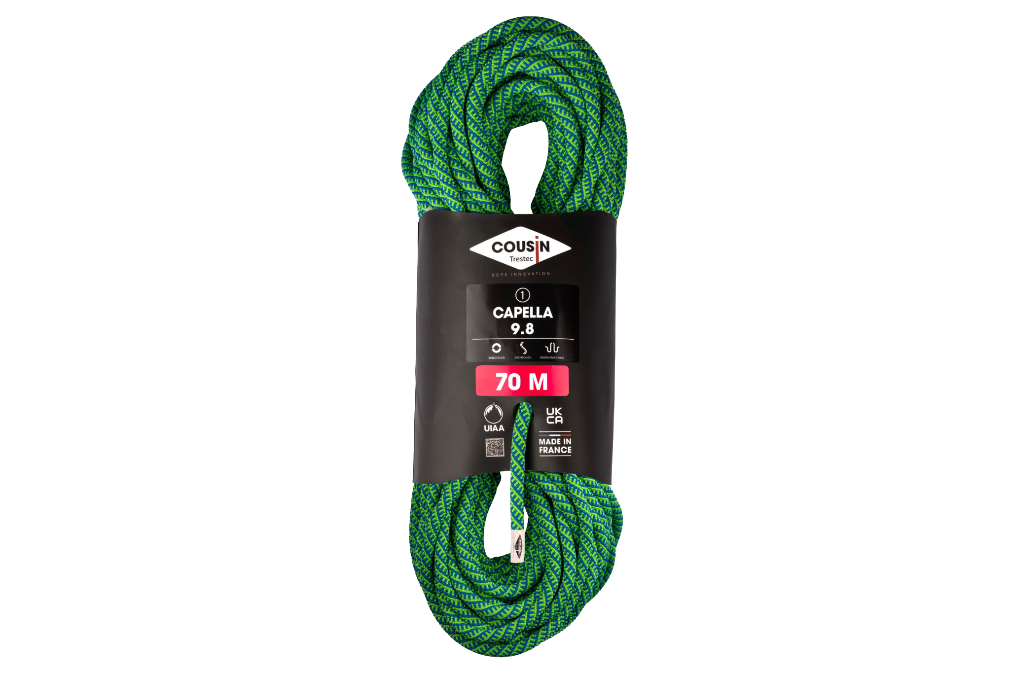 COUSIN Capella 9.8mm Dynamic Rope 70m | Sport & Alpine Climbing