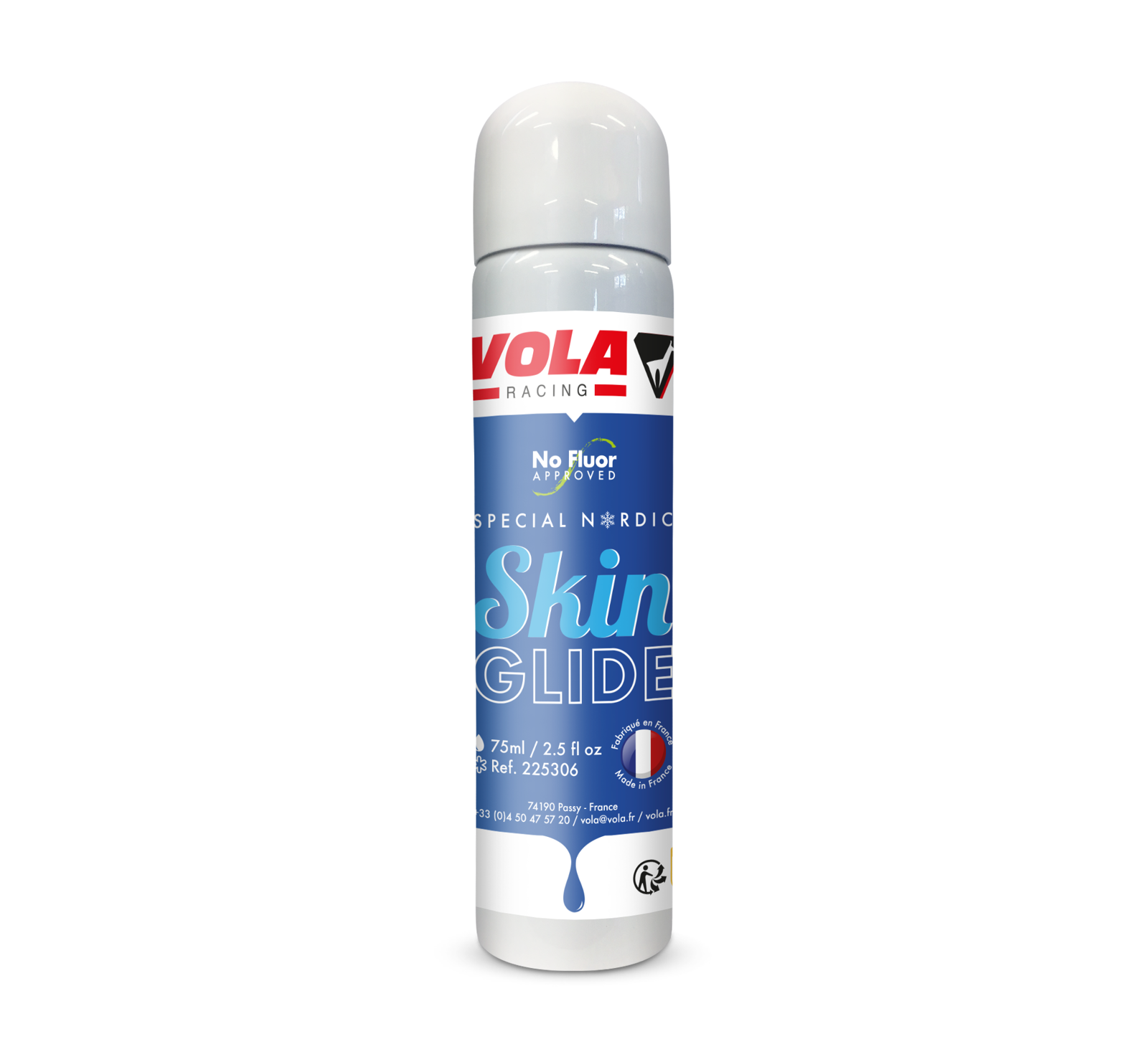 Vola Racing Nordic Skin Glide 75 ml Ski Wax / No Fluor