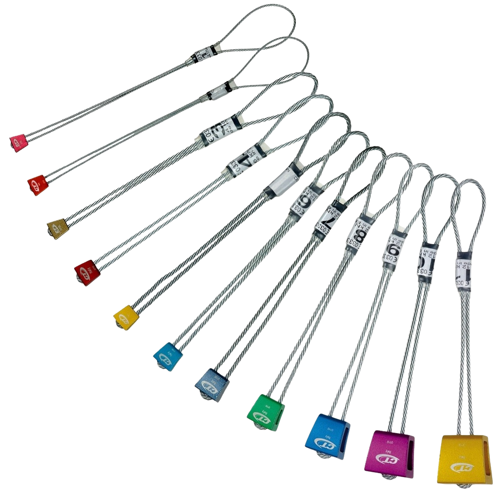 CT CARVED ALU CHOCKS COMPLETE SET (1-11 climbing nuts)